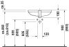 Раковина Duravit D-Code 0338560000