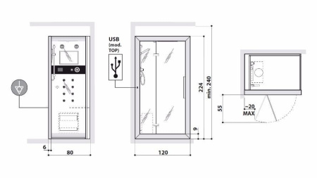 Душевая кабина Jacuzzi Frame 9448-25619