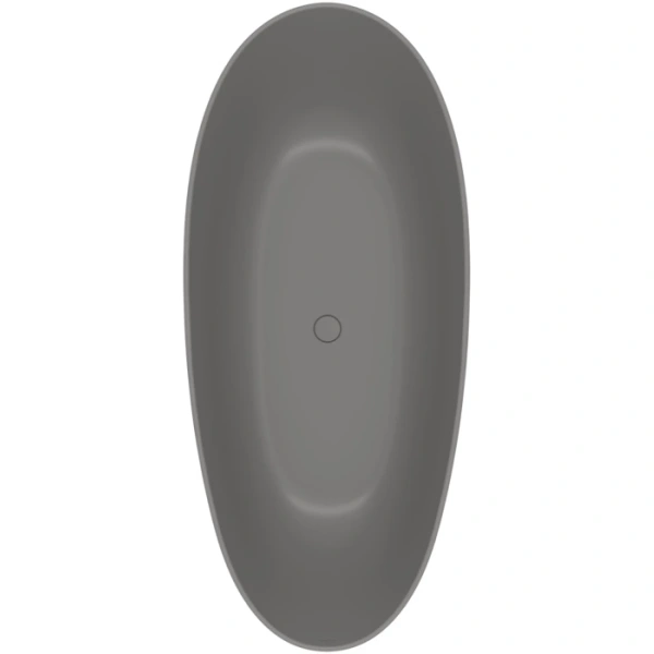 Квариловая ванна Villeroy & Boch Antao Grey UBQ170TAO7V-3S 170x75 см, отдельностоящая, серый матовый