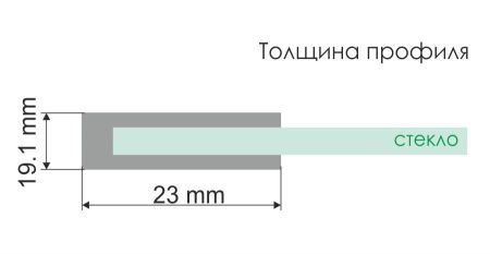 Шпре (Spree) 14P04 Душевая дверь
