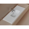 Раковина Ceramicanova Compact CN7027 101x39,5 см, накладная, белый