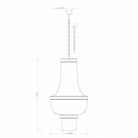 Подвесная люстра Covali  JPL-10478a