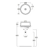 Раковина Simas Sharp 42 SH02bi*0