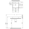 Раковина 45x45 см Berges Ego SL 182064