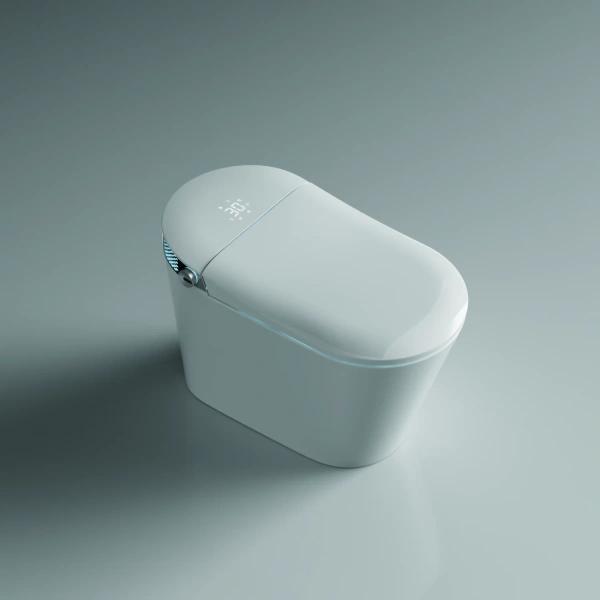 Электронный унитаз-биде напольный Timo TE-741 торнадо, с сиденьем микролифт, белый