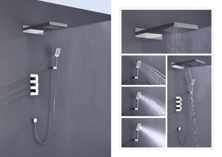 Душевой комплект Timo Petruma SX-5039/00SM с термостатом