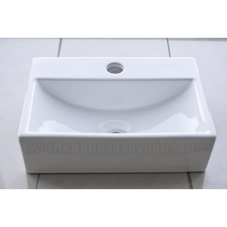 Раковина CeramaLux 9135/1 36x25 см, рукомойник, белый