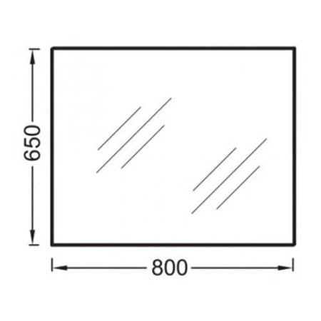 Зеркало Jacob Delafon Ola 80 (EB1098-RU)