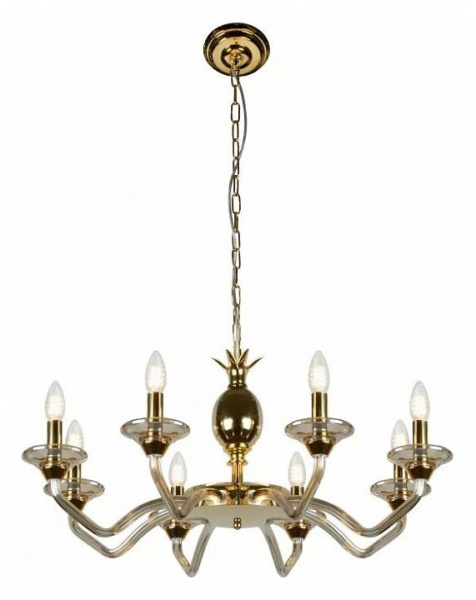 Подвесная люстра iLamp Flo YT2049-8 GD+COG