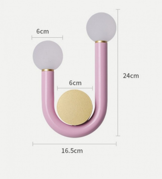 Бра Inodesign Bagge Bagge Pink 40.2418