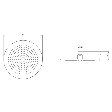 Верхний душ Villeroy&Boch TVC000001000K5 черный матовый