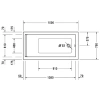Акриловая ванна 150x75 см Duravit Starck 700332000000000