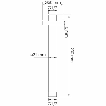 Кронштейн для душа WasserKRAFT Asphe A337 розовое золото