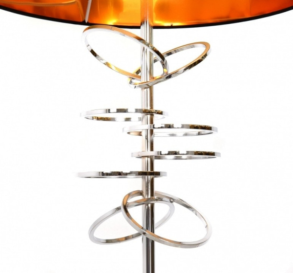 Торшер LUMINA DECO Milari LDF 5530 CHR+BK