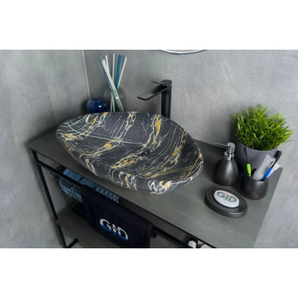 Раковина 59x39 см GID Stone Edition Mnc207