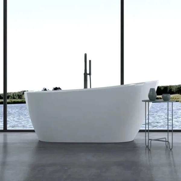 Акриловая ванна Ceruttispa Viva CT9127 170x75 см, отдельностоящая, белый