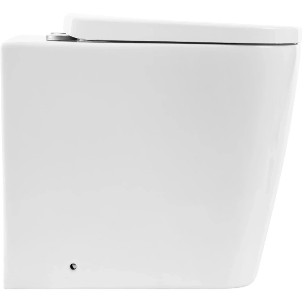 Приставной безободковый унитаз BelBagno Albano BB120CBR