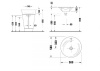 Раковина Duravit Starck 1 04065800001-WG