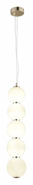 Подвесной светильник Natali Kovaltseva LOFT LED LED LAMPS 81100/5C GOLD WHITE