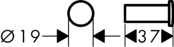 Крючок hansgrohe Logis Universal 41711000