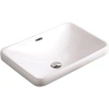 Раковина CeramaLux 78441-1 56x38 см, встраиваемая сверху, белый