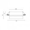 Встраиваемый светильник Hesby Lighting Nimbus HSBL_0130