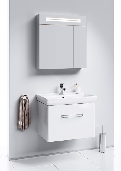 Зеркальный шкаф AQWELLA Neo 70 (Neo.04.07) белый