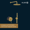 Душевой комплект Kludi Bozz 38658N076 брашированное золото