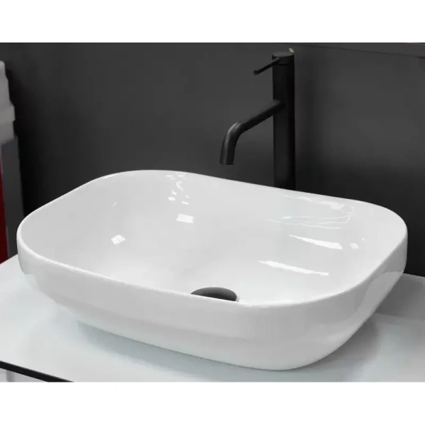 Раковина-чаша CeramaLux 78589 50,5x35,5 см, накладная, белый