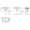 Раковина 84x46 см Ideal Standard Strada II T363401