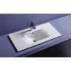 Раковина CeramaLux JY-807-100 105x46 см, накладная, белый