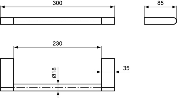 Полотенцедержатель Ideal Standard Connect N1385AA