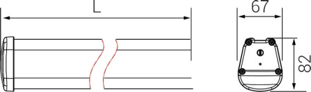 Накладной светильник Fiberli Roda 11120201