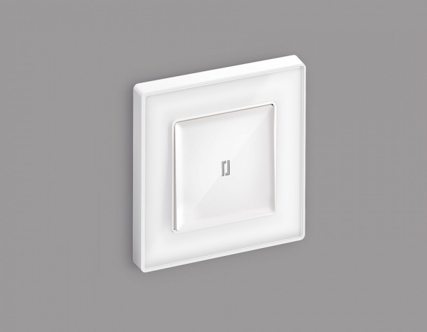 Выключатель проходной одноклавишный с подсветкой Ambrella Volt Quant MA102035