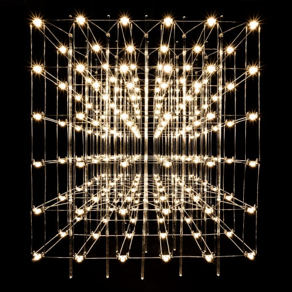 Подвесная люстра O-LUCE Cosmic Glass ячейка 15*15 см 1094011-6