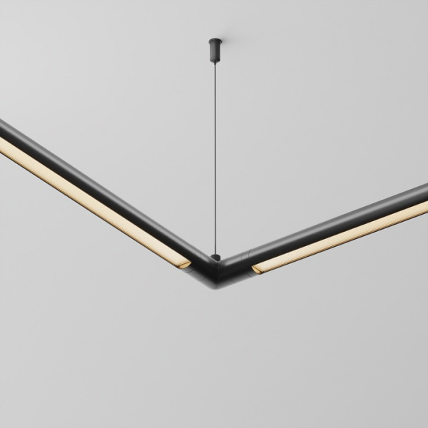 Соединитель угловой L-образный для треков накладных Maytoni CA014CL-B