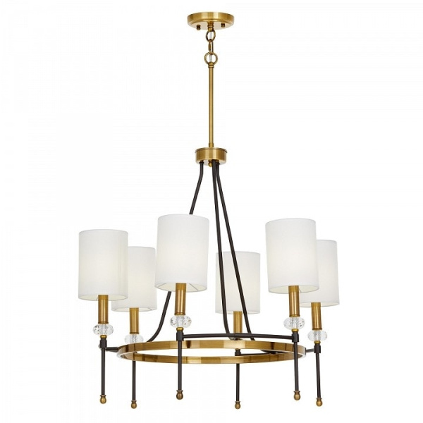 Люстра на штанге LUMINA DECO RODEZIO LDP 1229-6 MD