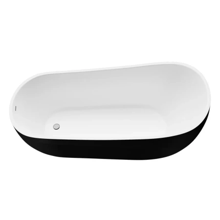 Акриловая ванна Grossman Galaxy 170х75 GR-1403MB белый, черный