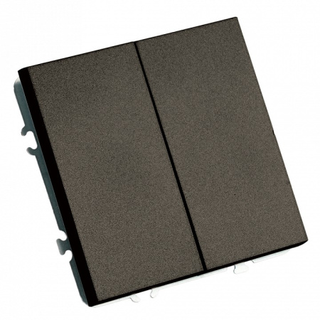 Переключатель двухклавишный без рамки Stekker Эмили 49921