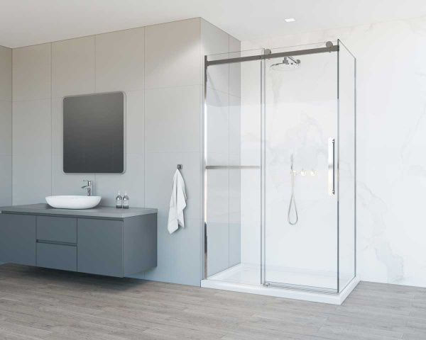 Душевой уголок Vincea Como Soft 110x100 VSR-1CS1011CL хром