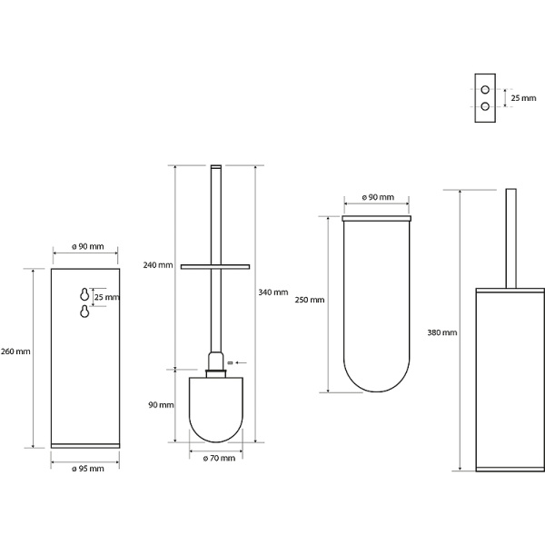 Туалетный ершик Bemeta Neo 102313065