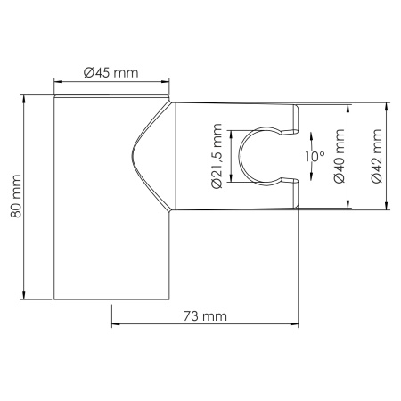 Держатель для душа WasserKRAFT A319 сталь
