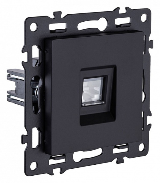 Розетка Ethernet RJ-45 без рамки Kollinger Asthetik AS-017BK