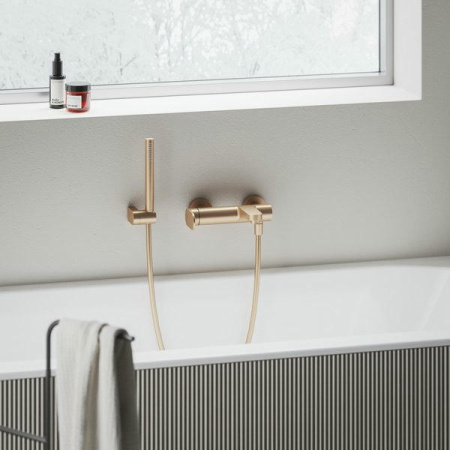 Смеситель для ванны Ravak Eleganta X070367 розовое золото матовое