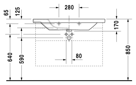 Раковина Duravit DuraStyle 2320100000