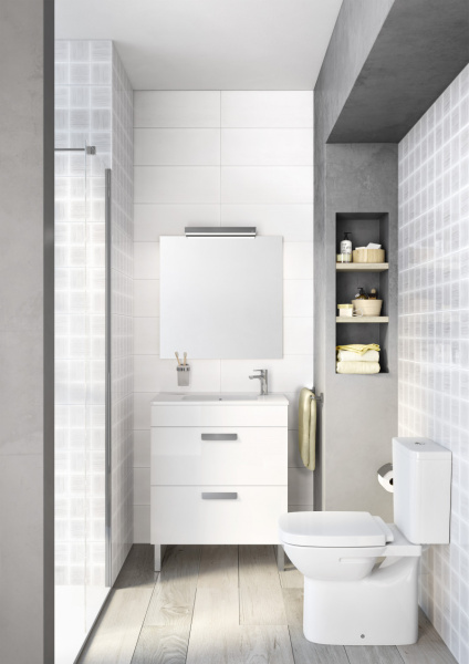 Тумба под раковину Roca Debba 60 ZRU9302708 белый глянец