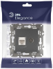 ТВ-розетка и розетка Ethernet RJ-45 без рамки Эра Эра Elegance 14-3110-05