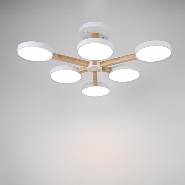 Люстра на штанге Imperiumloft TURNA White TURNA-B01