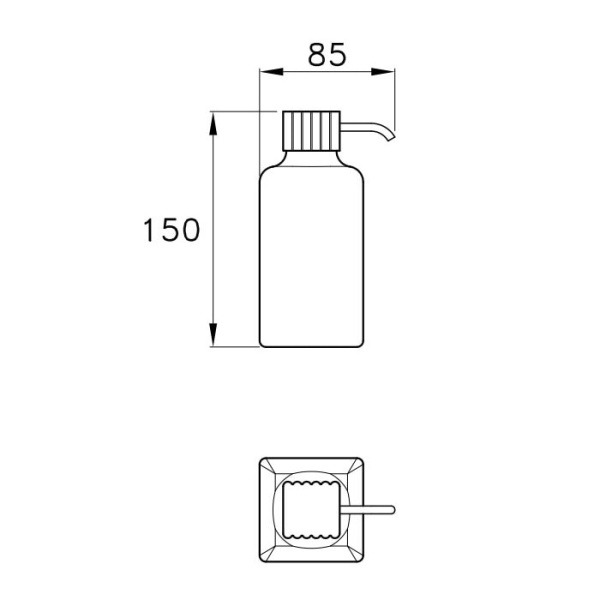 Дозатор Stella Casanova CS 10009 CR00