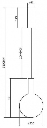 Подвесной светильник Maytoni Nebula MOD182PL-L4W3K